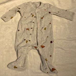 Baby Thanksgiving Fall Autumn Sleeper One Piece Outfit Unisex